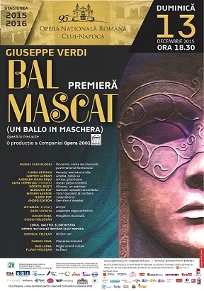 13.12 Operă: Bal Mascat – Premiera