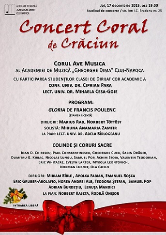 17.12 Concert Coral de Crăciun