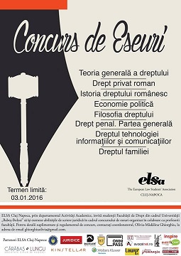03.01.2016 Concurs de Eseuri