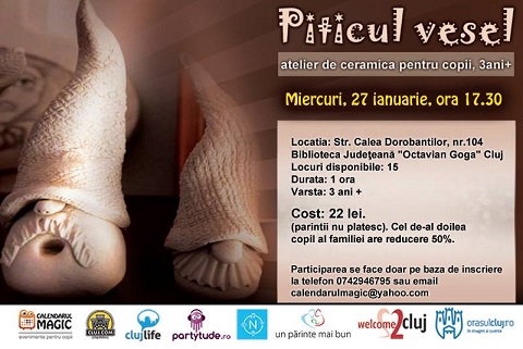 27.01 Atelier pentru copii : Piticul Vesel