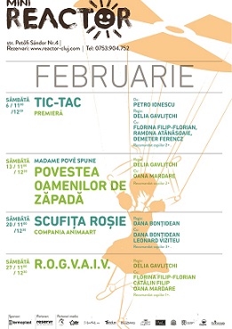 27.02 Spectacol pentru copii: R.O.G.V.A.I.V
