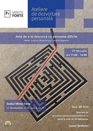 27.02 Atelier: Arta de a te descurca cu persoane dificile