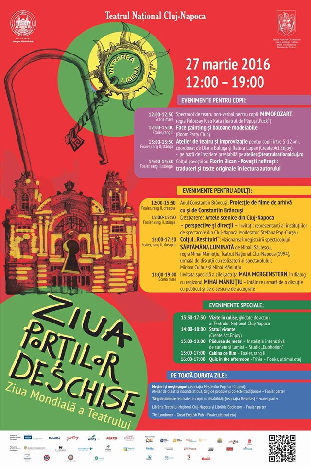 27.03 Ziua Portilor Deschise la Teatrul National