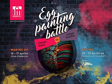 16-17.04 Concurs de pictat oua: EGG Painting Battle