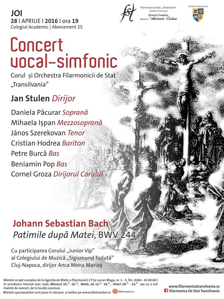 28.04 Concert simfonic: Patimile dupa Matei