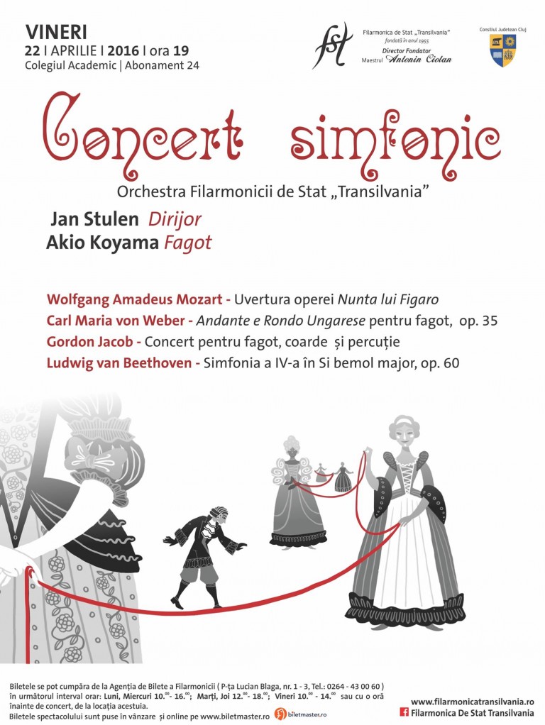 22.04 Concert simfonic – dirijor Jan Stulen