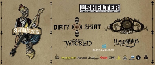 08.04 Party: Dirty Shirt / God / For the Wicked / Halmyris