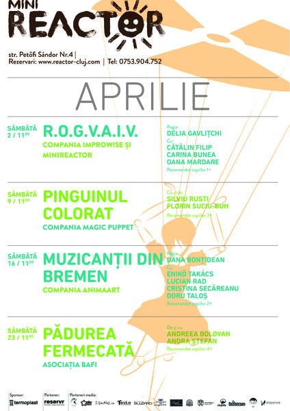 09.04 Spectacol pentru copii: Pinguinul Colorat