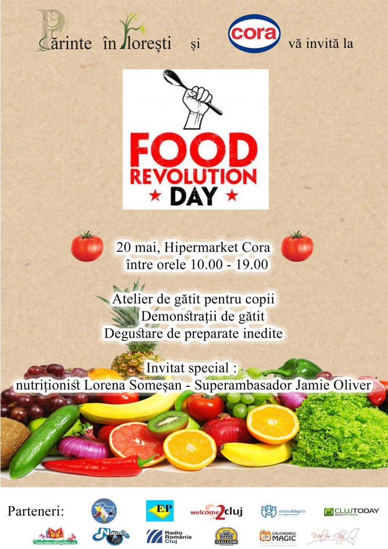 20.05  Ateleier gastronomic: Food Revolution Day