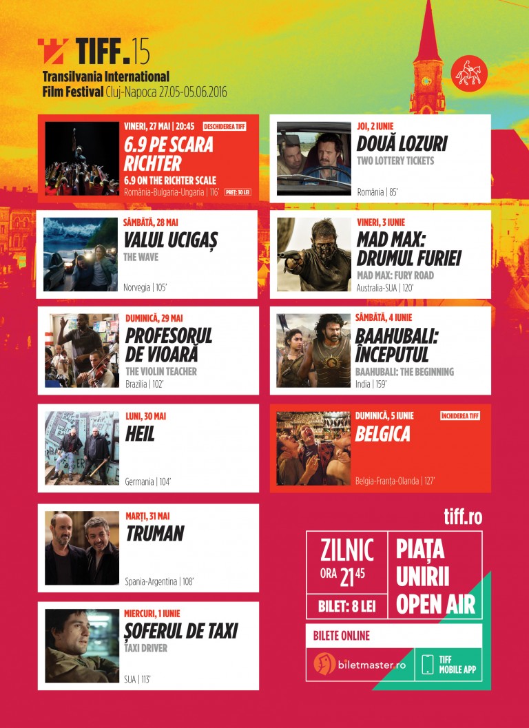 Începe TIFF 2016 ! Recomandări pentru primul weekend