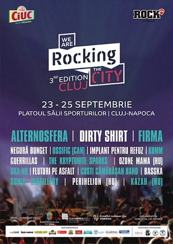 23-25.09 Festival de muzica Rock: We are Rocking the City