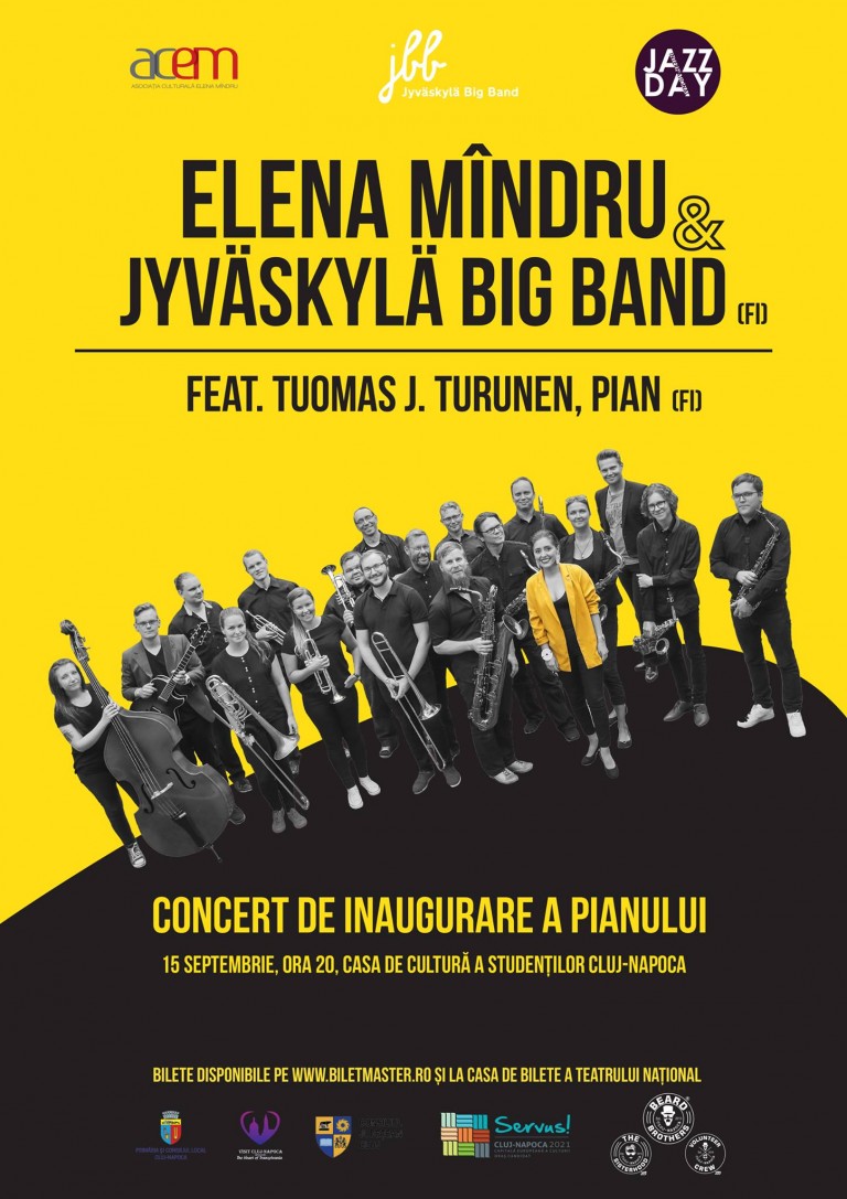 15.09 Concert: Elena Mîndru & Jyväskylä Big Band