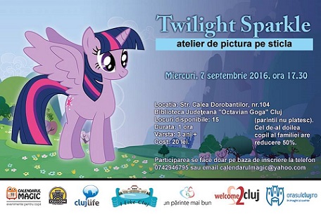 07.09 Eveniment pentru copii: Twilight Sparkle