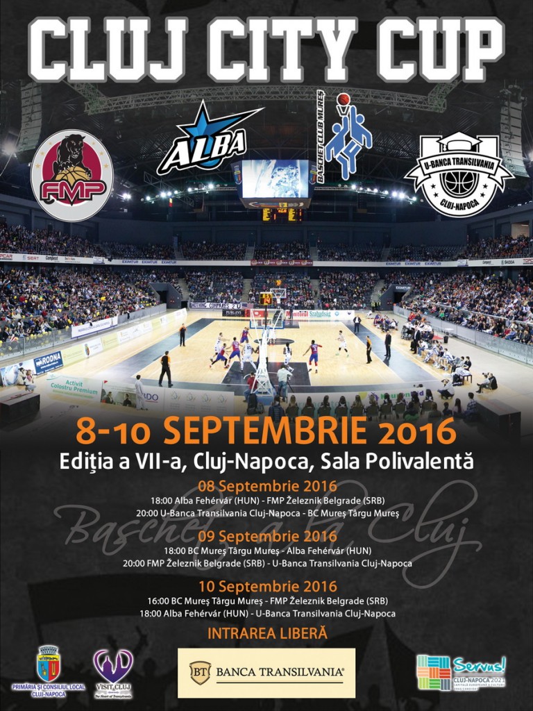 08-10.09 Baschet: Cluj City Cup 2016