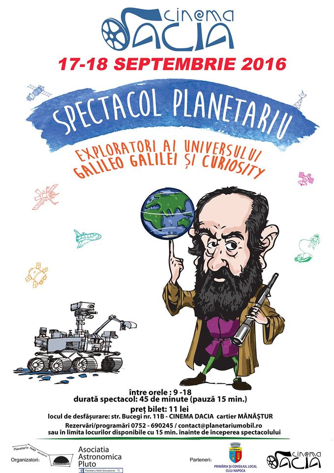 17-18.09 Spectacolul Planetariu Mobil