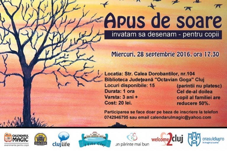 28.09 Atelier pentru copii: Apus de soare