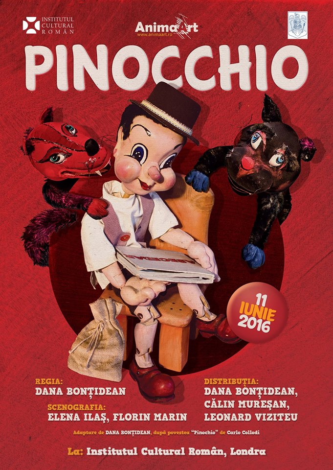 11.09 Spectacol pentru copii: Pinocchio
