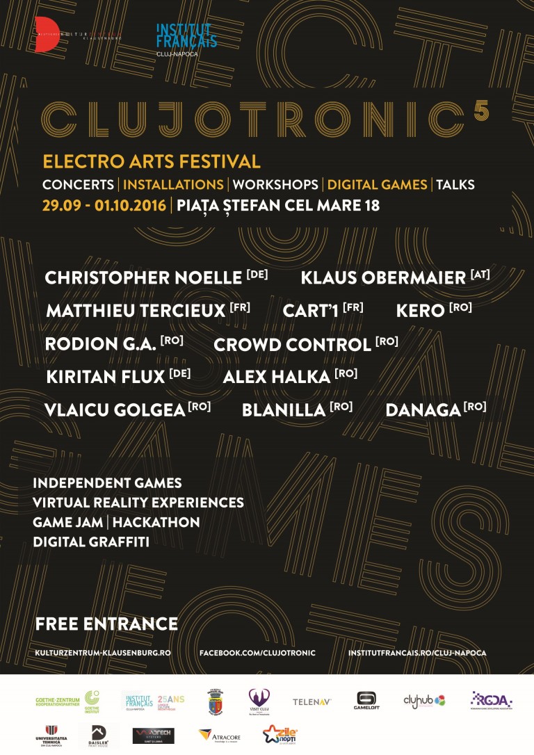 29.09-01.10 Festivalul Clujotronic