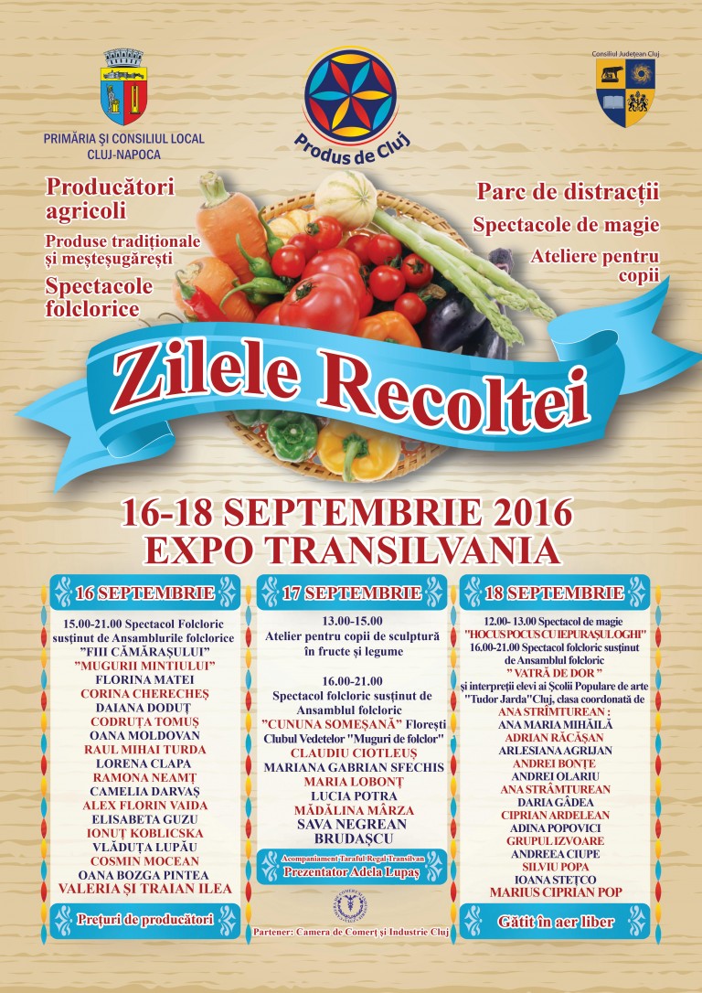 16-18.09 Festival: Zilele Recoltei
