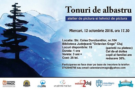 12.10 Tonuri de albastru – Atelier de pictura