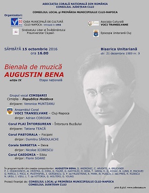 15.10 Bienala de muzică Augustin Bena