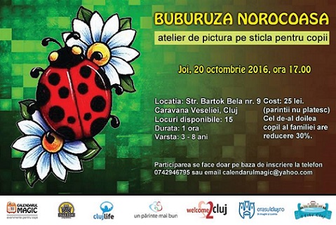 20.10 Atelier de pictura: Buburuza norocoasa