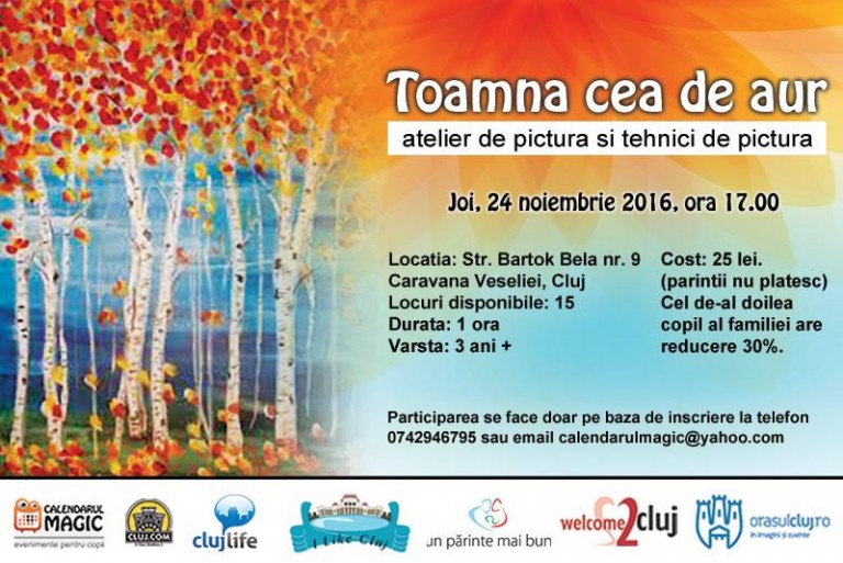 24.11 Eveniment pentru copii: Toamna cea de aur