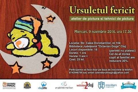 09.11 Atelier pentru copii: Ursuletul fericit