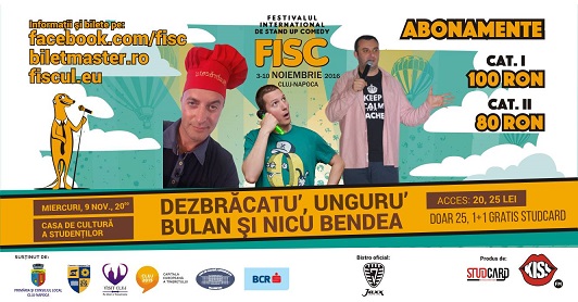 09.11 Stand-up Comedy cu Dezbracatu, Unguru Bulan si Nicu Bendea
