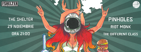 29.11 Party: Pinholes, Riot Monk, The Different Class