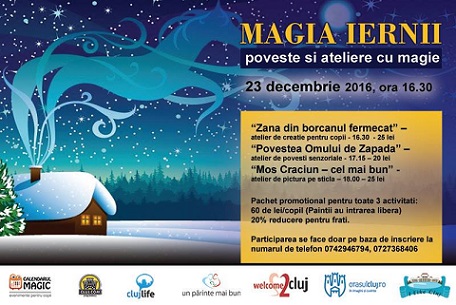 23.12 MAGIA Iernii – poveste si ateliere cu magie
