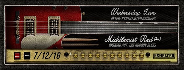 07.12 Party: Middlemist Red & The Nobody Elses