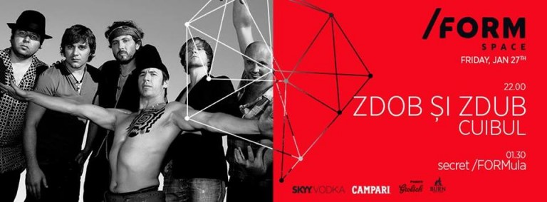 27.01 Concert: Zdob și Zdub
