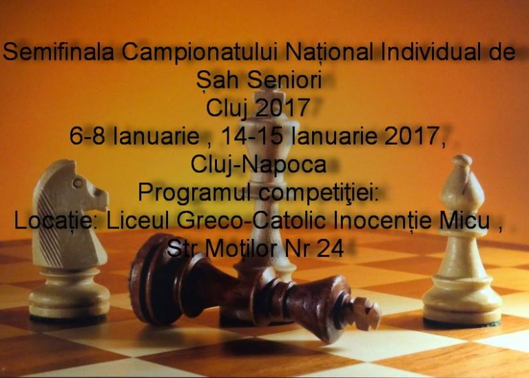 06-14.01 Semifinala Campionatului Național Individual de Șah Seniori Cluj