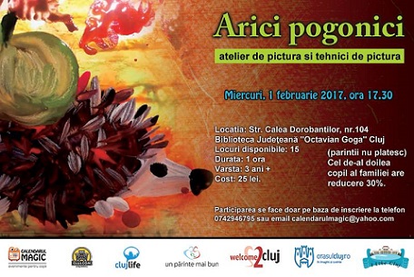 01.02 Atelier de pictura pentru copii: Arici Pogonici