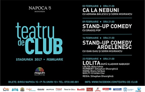 16.02 Teatru de club: STAND-UP COMEDY ARDELENESC