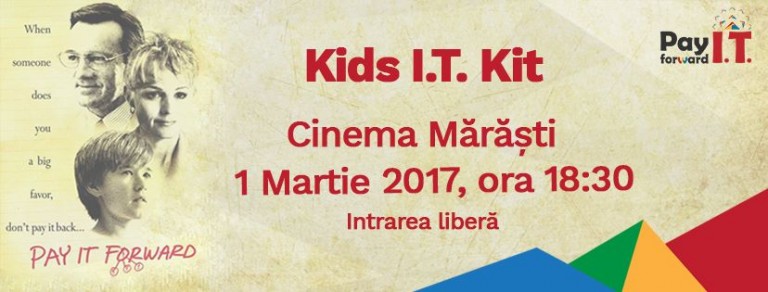 01.03 Eveniment pentru copii: Kids I.T. Kit