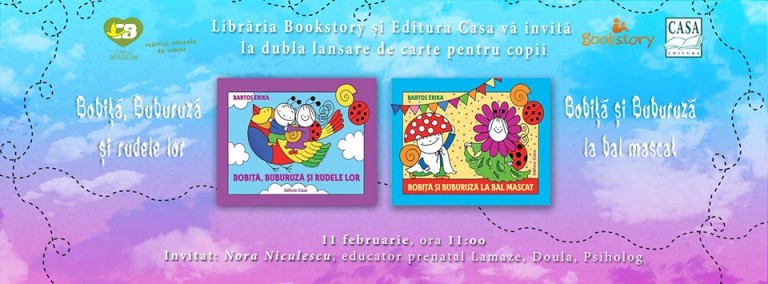 11.02 Dublă lansare de carte pentru copii