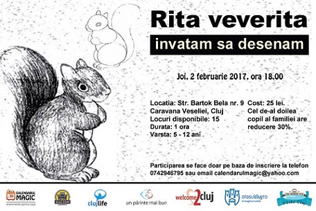 02.02  “Rita Veverita” – Invatam sa desenam