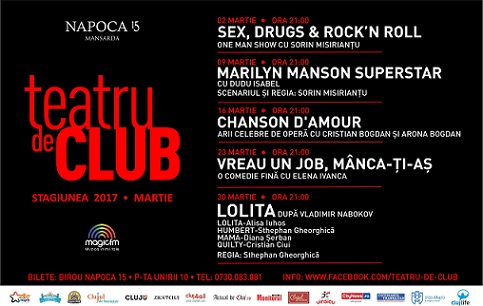 09.03 Teatru de club: MARILYN MANSON SUPERSTAR