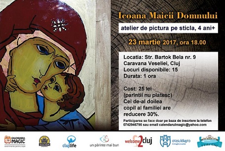 23.03 Icoana Maicii Domnului – Atelier de pictura pe sticla