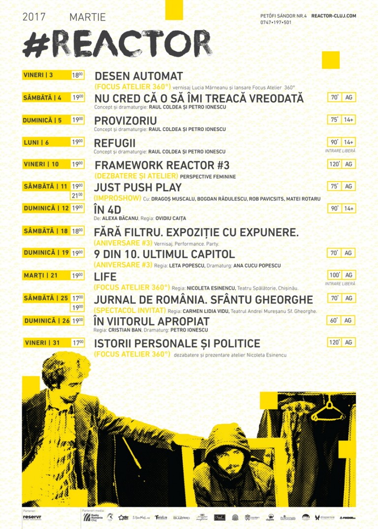 12.03 Spectacol de teatru: În 4D
