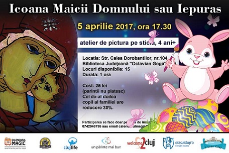 05.04 Icoana Maicii Domnului sau Iepuras – Atelier de pictura pe sticla