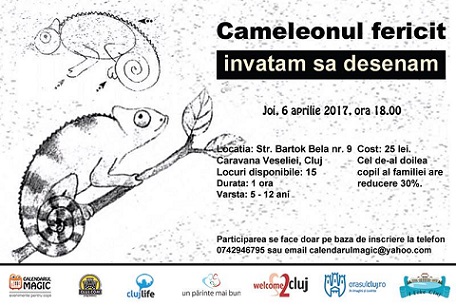 06.04 Cameleonul fericit – Invatam sa desenam