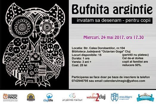 24.05 “Bufnita argintie” – Invatam sa desenam