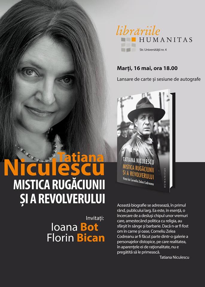 16.05 Lansare de carte: Mistica rugăciunii și a revolverului