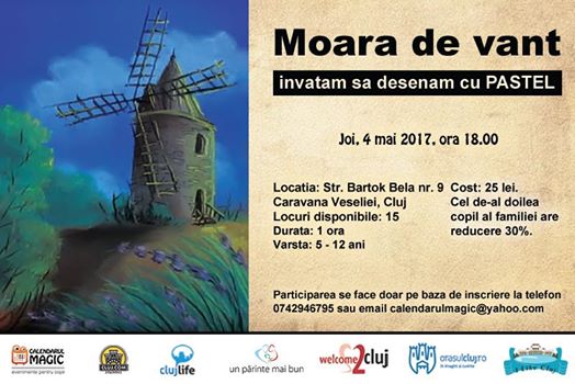04.05 “Moara de vant” – Invatam sa desenam cu Pastel