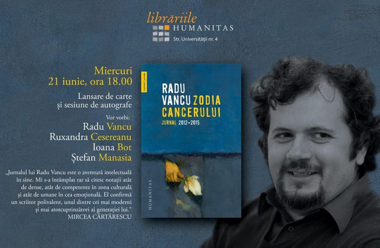 21.06 Lansare de carte: Zodia Cancerului