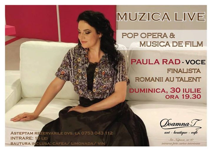 30.07 Recital cover-uri cu Paula Rad