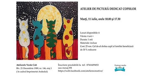 11.07 Atelier de pictura pentru copii
